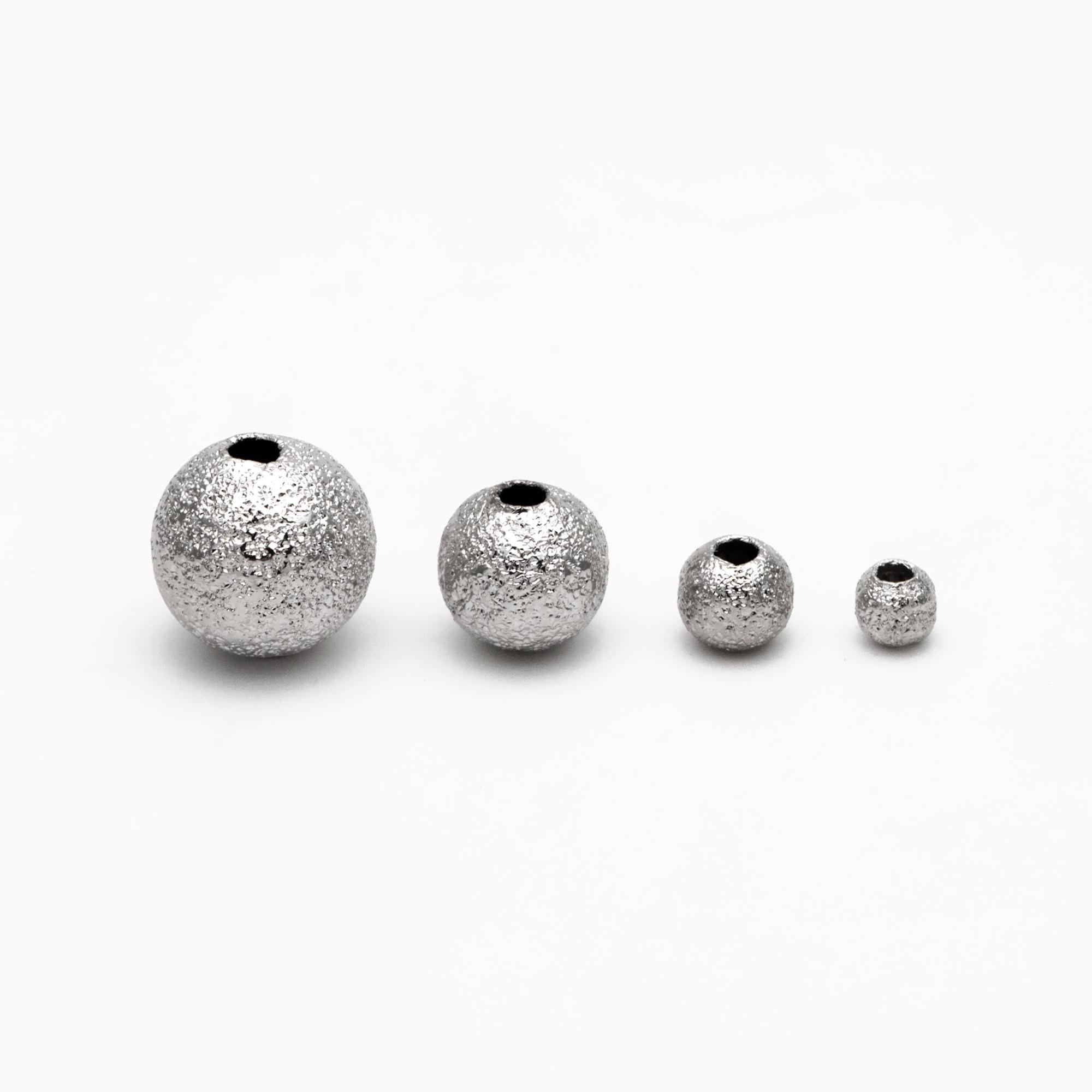 Gold plated Brass Round Spacer Beads, 3/ 4/ 5/ 6/ 8mm, Lead Nickel Free (GB-052)